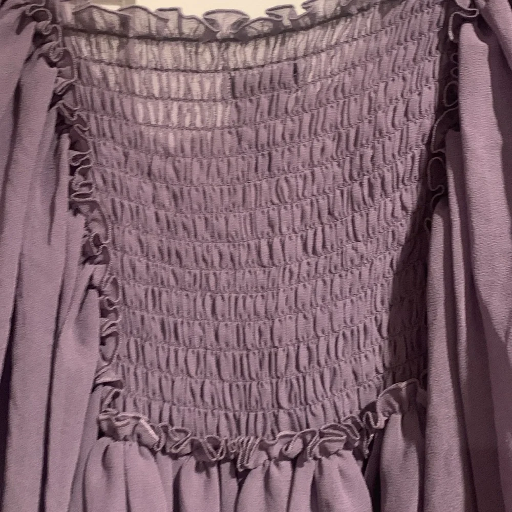 Beautiful Vintage Victoria’s Secret Moda International Purple Sheer Top - Picture 4 of 4